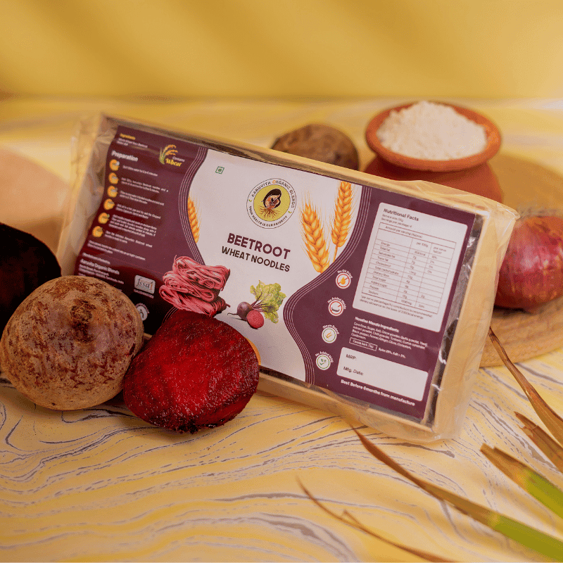 Beetroot Wheat Noodles