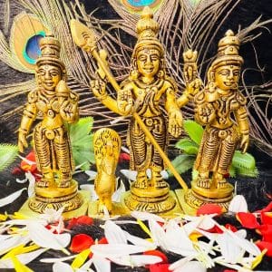 Murugan Valli Theivanai Statue